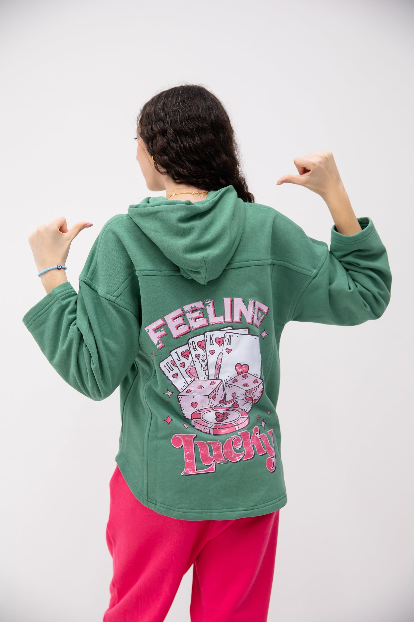 Feeling Lucky Oversize Hoodie